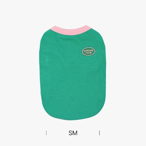 [메르꽁떼] 콘콘 티셔츠 정글그린 SM